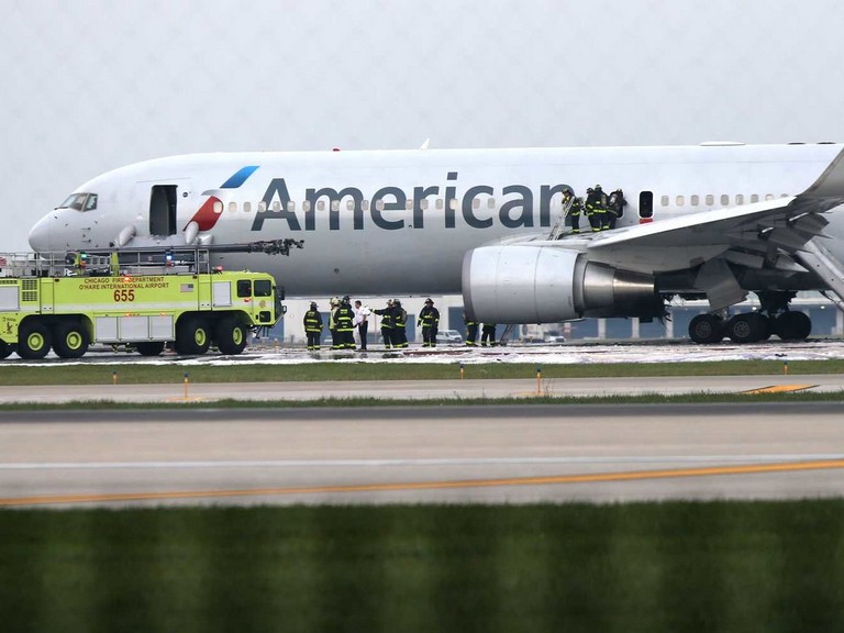 8 Injured When Plane Catches Fire On Runway At O'hare