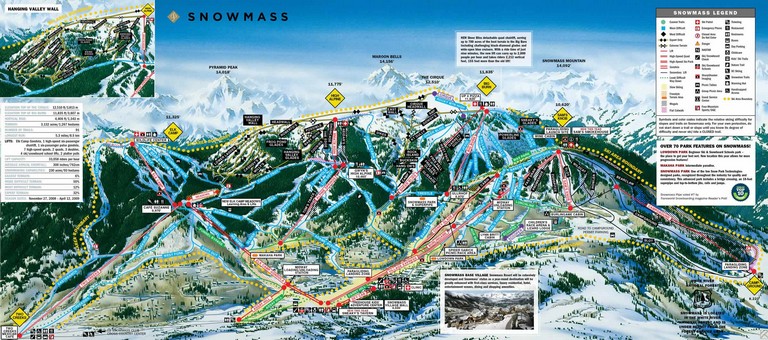 Aspen Ski Resort Map