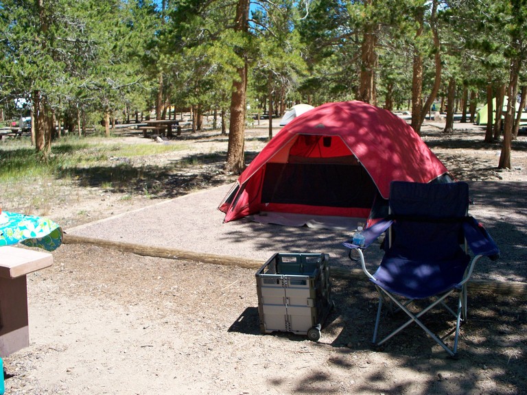 Camping At Rocky Mountain National Park