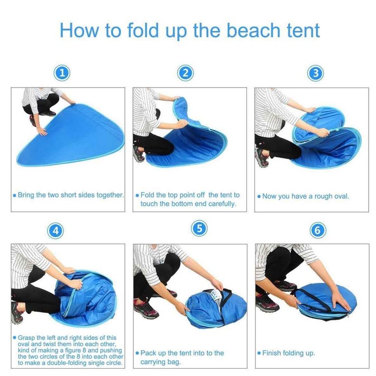 How To Fold A Pop Up Tent