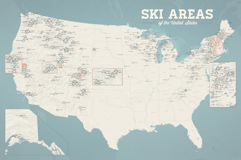 Oregon Ski Resorts Map