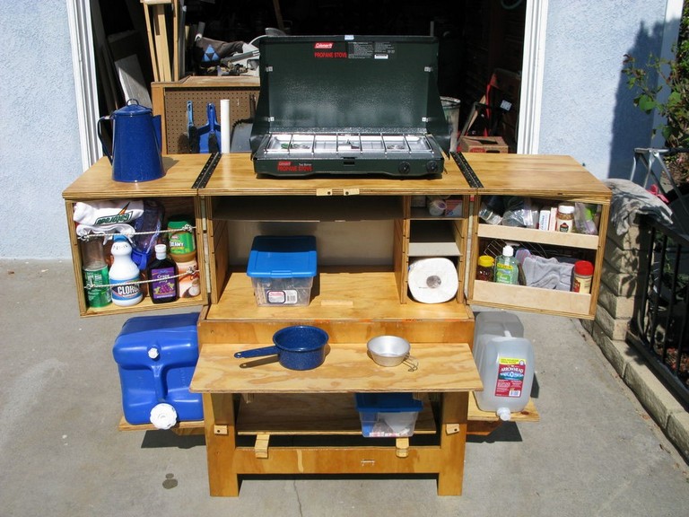 Diy Outdoor Kitchen Cart Lovely Chuck Box Camp Kitchen